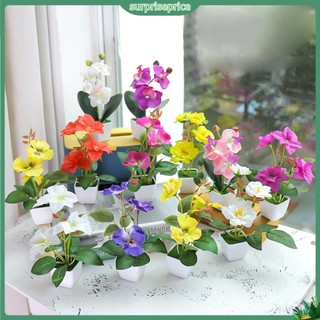 <surprise> Chậu hoa giả bằng nhựa trang trí sân vườn/trong nhà/tiệc