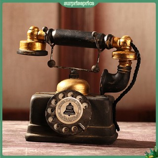 <surprise> Mô hình điện thoại phong cách cổ điển tinh tế phù hợp cho trang trí nội thất nhà ở