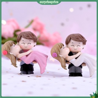 <surprise> Tượng cô dâu chú rể mini đáng yêu dùng để trang trí