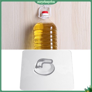 <surprise> Set 10 móc treo tường trong suốt chống nước siêu dính tiện lợi