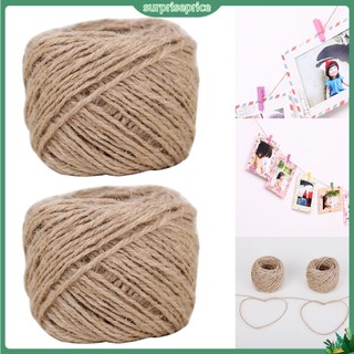 <surprise> Cuộn dây sợi đay tự nhiên dài 100cm dùng để trẻo ảnh/làm quà tặng thủ công chất lượng cao