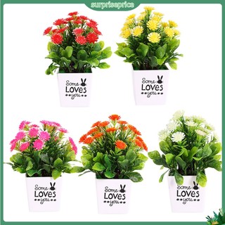 <surprise> 1 Cây Hoa Cúc Nhân Tạo Mini Trang Trí Nhà Cửa / Tiệc Cưới