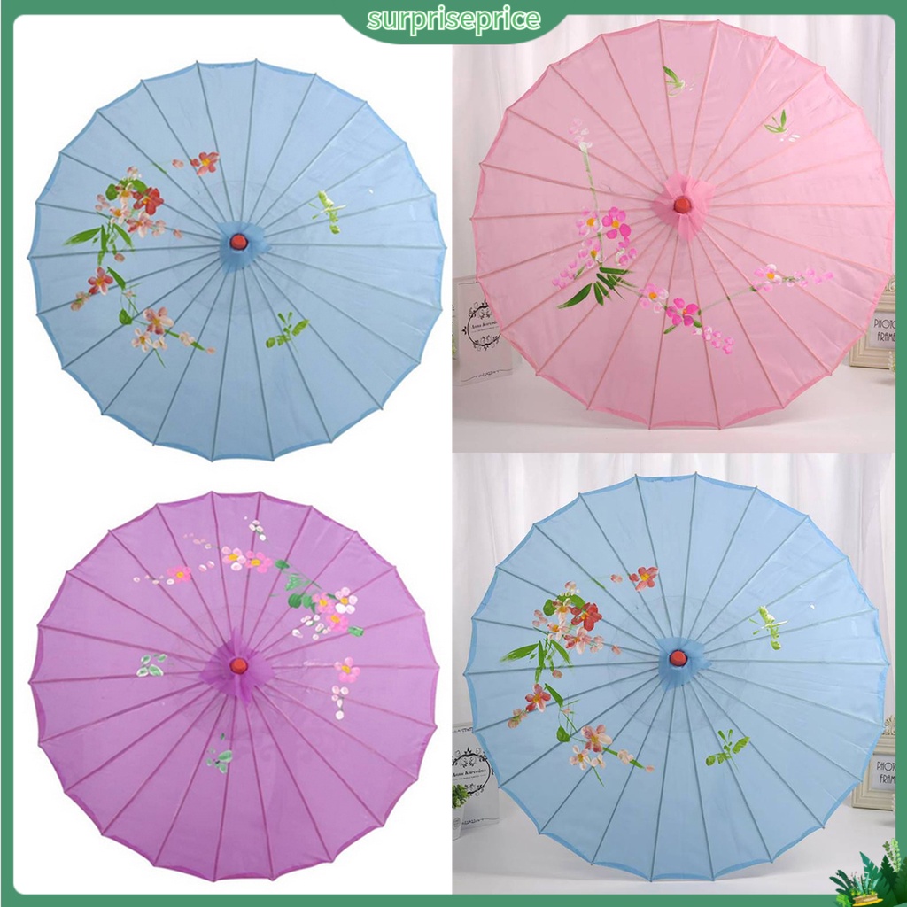 Dù lụa Trung Hoa cổ điển làm đạo cụ chụp hình/trang trí đa dụng