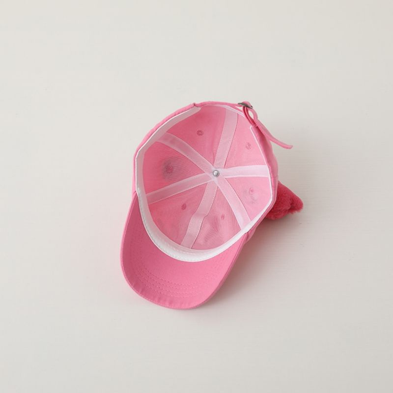 Mũ lưỡi trai trẻ em siêu xinh dễ thương in hoạt hình gấu dâu mang êm nhẹ mát mẻ hút mồ hôi NaHi ngochieu1111