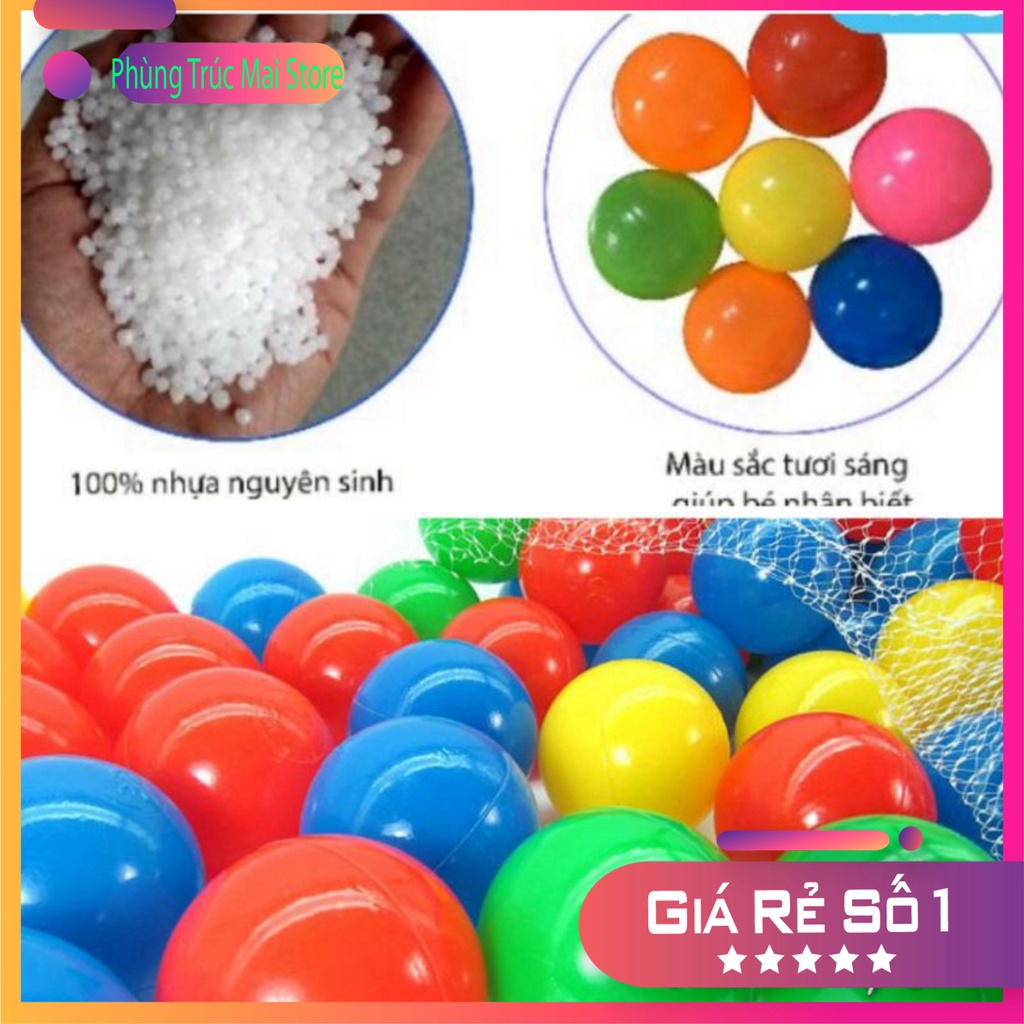 Bóng Nhựa To Bóng Nhựa Nhà Banh đường kính 8cm