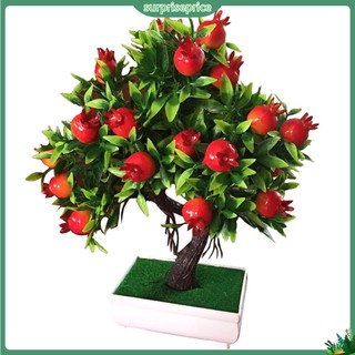 <surprise> Set chậu cây nhân tạo sống động trang trí nội thất
