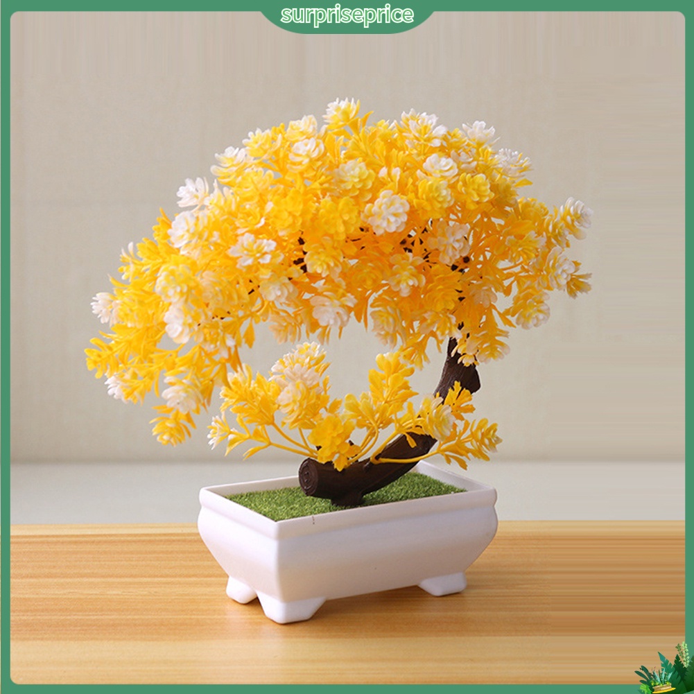 \u003csurprise> Chậu Cây Bonsai Giả Trang Trí Nhà Cửa