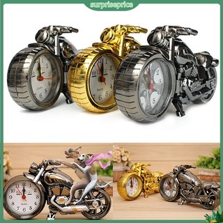 <surprise> Đồng hồ báo thức để bàn hình xe máy sáng tạo