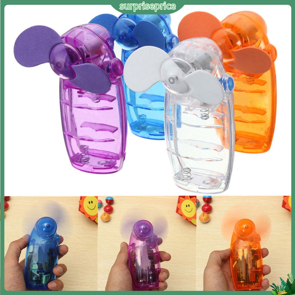 Quạt cầm tay mini làm mát chạy bằng pin tiện dụng