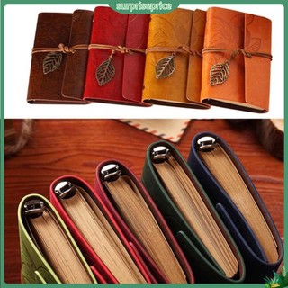 <surprise> Sổ tay bìa da phong cách vintage độc đáo