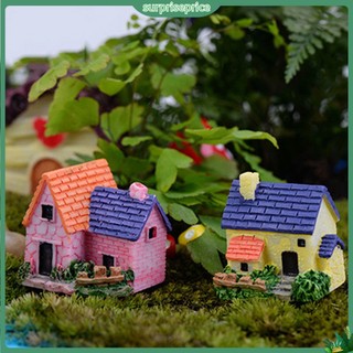 <surprise> Mô hình ngôi nhà thu nhỏ bằng nhựa dùng để trang trí DIY