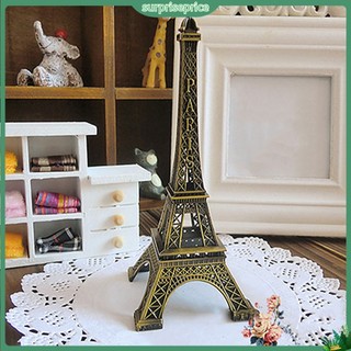 <surprise> Mô hình tháp Eiffel 15cm kiểu cổ điển chất liệu hợp kim đồng