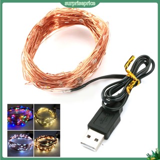 <surprise> Dây đèn LED trang trí tiệc 2 / 5 / 10m 5V USB chống thấm nước