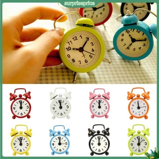 <surprise> Đồng hồ báo thức để bàn hình tròn dễ thương