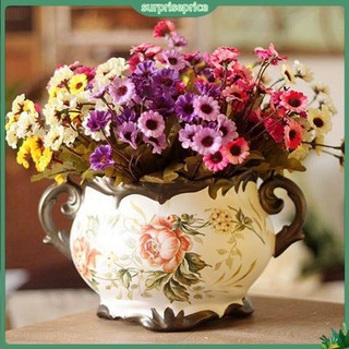 <surprise> Đóa hoa cúc nhân tạo bằng vải dùng trang trí bền bỉ đẹp mắt