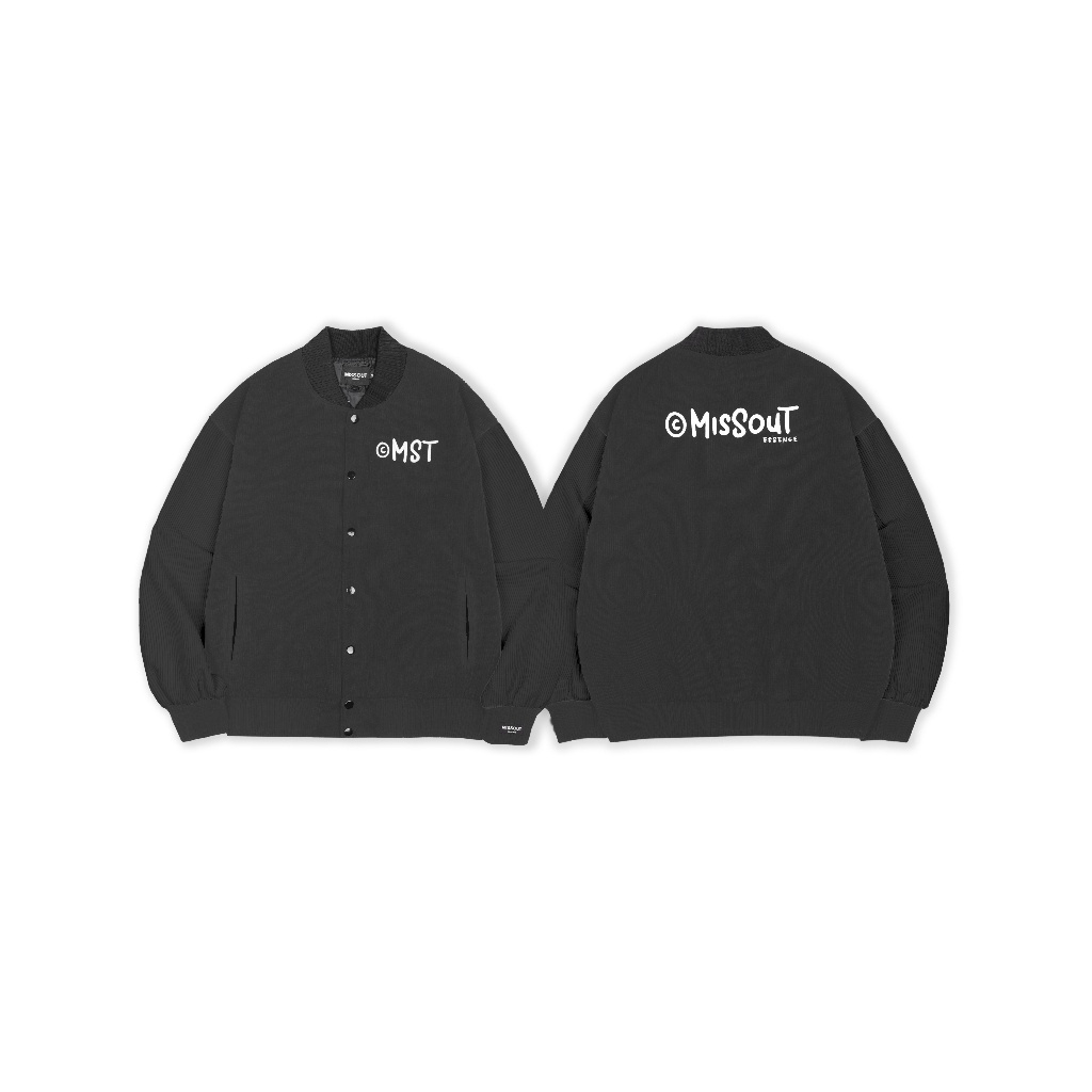 ÁO KHOÁC BOMBER MISSOUT - GRAY