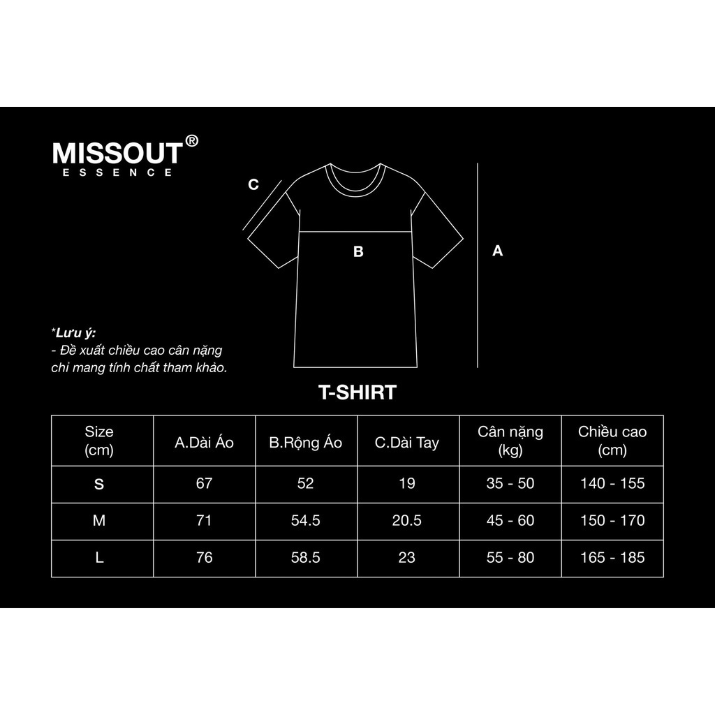 ÁO THUN SLOGAN MISSOUT