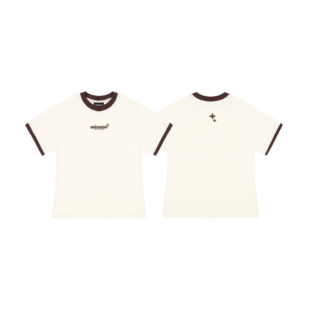 COMBO BLING RAGLAN BABY TEE + BASIC BY CHOICE TEE MISSOUT