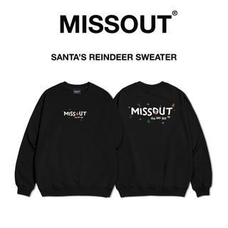 Áo khoác santa's reindeer sweater missout