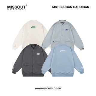 ÁO KHOÁC MISSOUT SLOGAN CARDIGAN