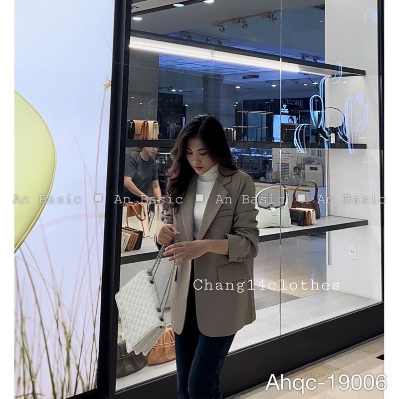 Áo khoác vest BOILING Quảng Châu có đệm vai 2 lớp ba cúc thẳng sau lưng dày dặn đứng form cao cấp 19006 | BigBuy360 - bigbuy360.vn