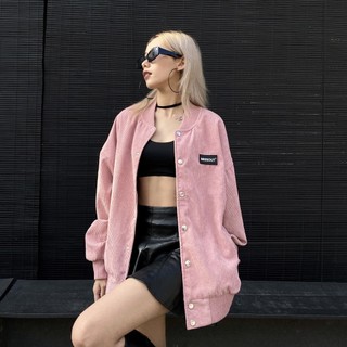 ÁO KHOÁC BASIC BOMBER PINK MST