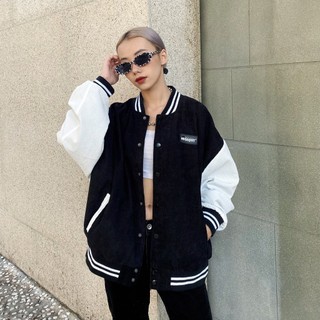 ÁO KHOÁC BASIC BOMBER BLACK & WHITE