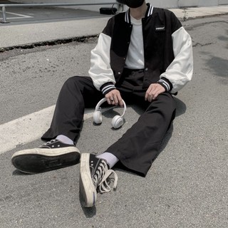 ÁO KHOÁC BASIC BOMBER BLACK & WHITE