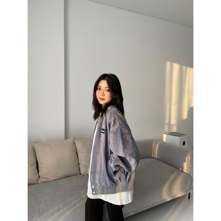 ÁO KHOÁC MISSOUT BASIC BOMBER DARK GRAY