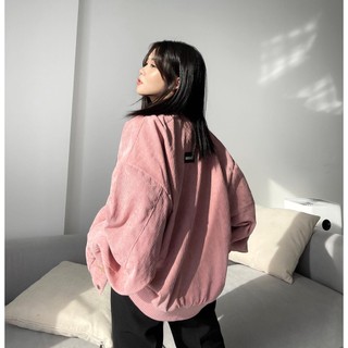 ÁO KHOÁC BASIC BOMBER PINK MST