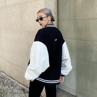 ÁO KHOÁC BASIC BOMBER BLACK & WHITE
