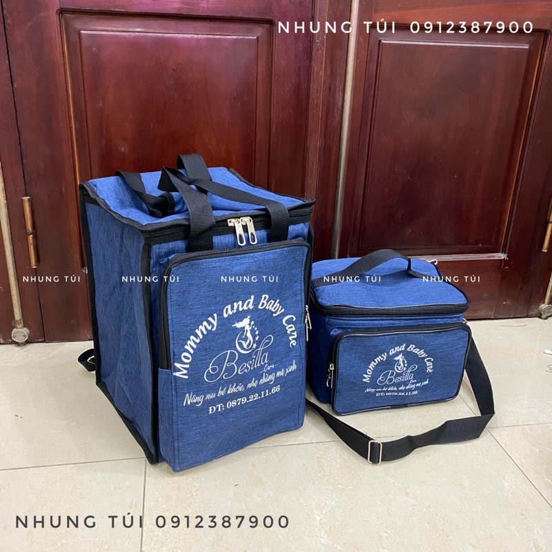 Bộ balo túi tắm bé chuyên nghiệp spamom
