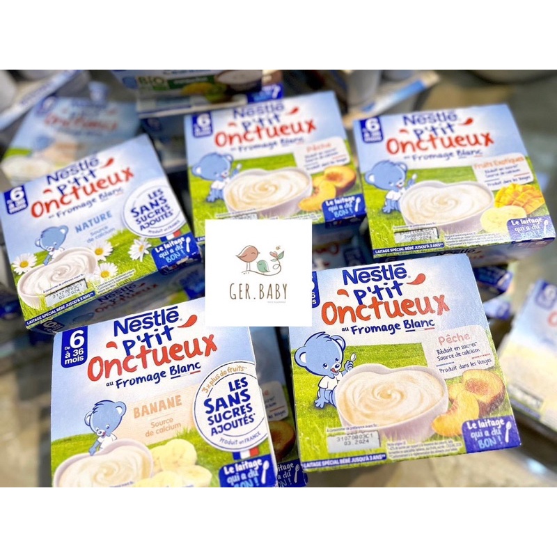 Sữa chua phomai dinh dưỡng Onctueux Nestle Pháp