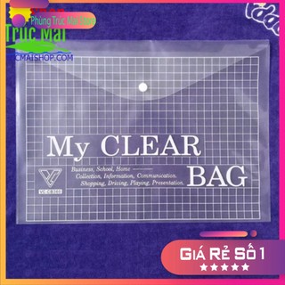 Bìa 1 nút f4 my clear bag