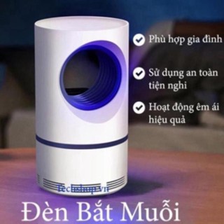 Đèn Bắt Muỗi Hình Trụ - Máy Bắt Muỗi Thông Minh Cổng USB