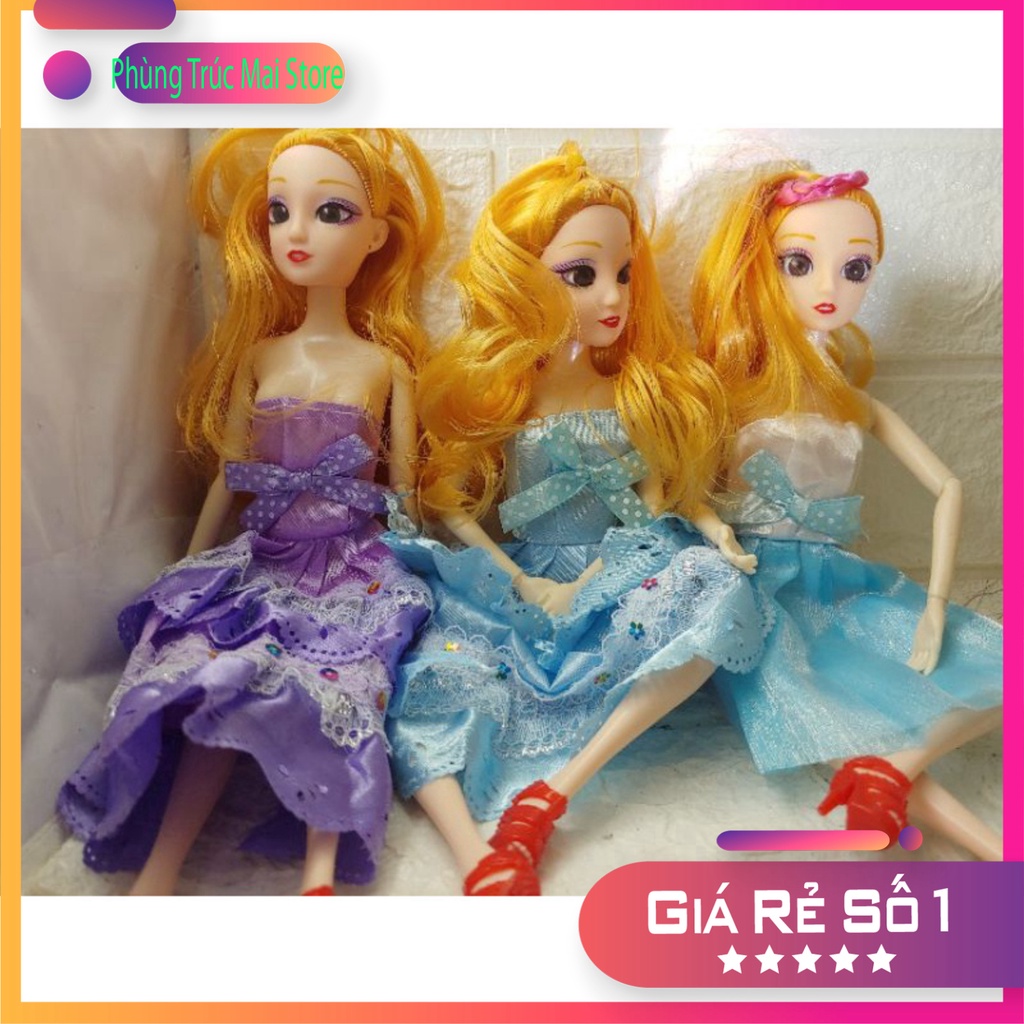 đồ chơi Búp bê Barbie có khớp cho bé (búp bê body cao 30cm)