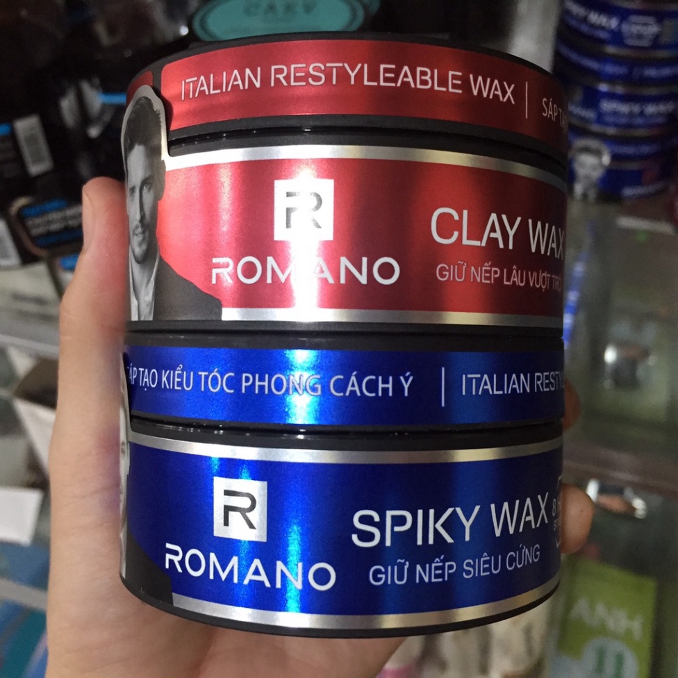 Chính hãng Romano wax tóc (hũ mới) chọn mẫu