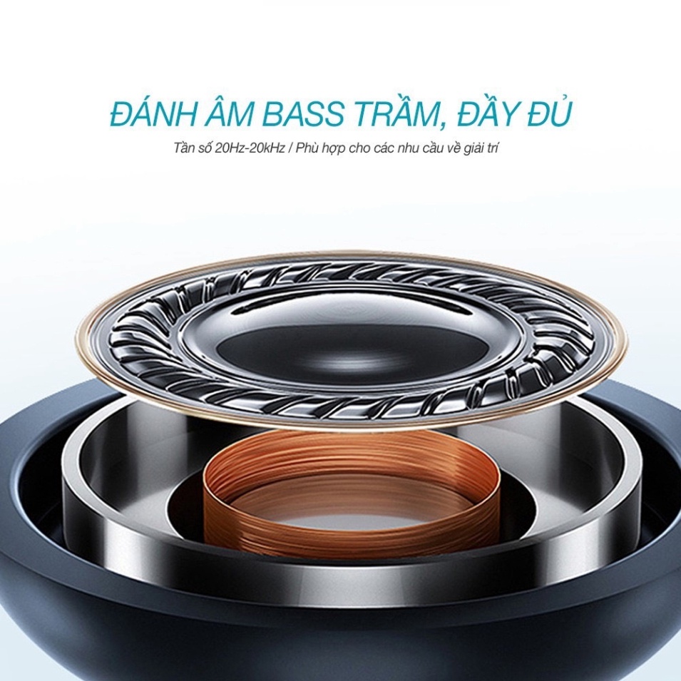 Tai nghe chân tròn Jack 3.5 mm cho phụ kiện điện thoại - có mic đàm thoại