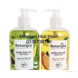 Nước rửa tay botanika 500ml date 2024