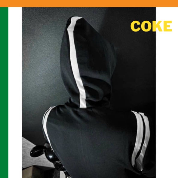 Áo chống nắng chất umi dành cho nam và nữ - phối hai sọc vai - Coke shop