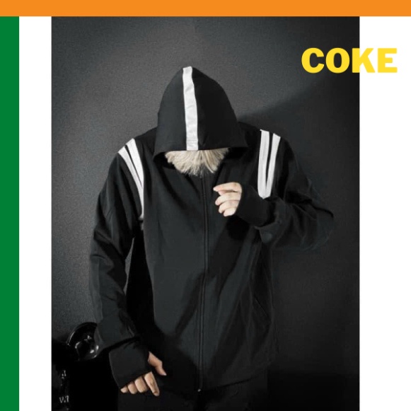 Áo chống nắng chất umi dành cho nam và nữ - phối hai sọc vai - Coke shop