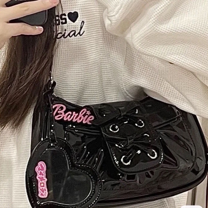 Túi Xách Đeo Vai / Kẹp Nách Chất Liệu Da Bóng Phong Cách Thời Trang Mới 2023