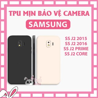 Ốp silicon chống sốc Samsung J2 2015 / 2016 / Core / Prime TPU dẻo cạnh vuông, bảo vệ cam. chống va đập