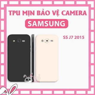 Ốp silicon chống sốc Samsung J7 2015 TPU dẻo cạnh vuông, bảo vệ cam. chống va đập