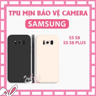 Ốp silicon chống sốc Samsung S8 / S8 Plus TPU dẻo cạnh vuông, bảo vệ cam. chống va đập