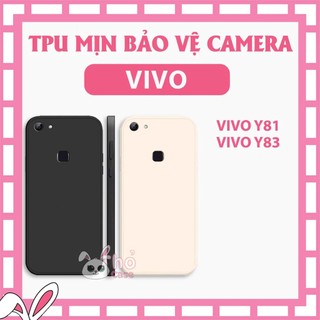 Ốp silicon chống sốc Vivo Y81 / Y83 TPU dẻo cạnh vuông, bảo vệ cam. chống va đập