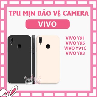 Ốp silicon chống sốc Vivo Y91 / Y91C / Y93 / Y95 TPU dẻo cạnh vuông, bảo vệ cam. chống va đập