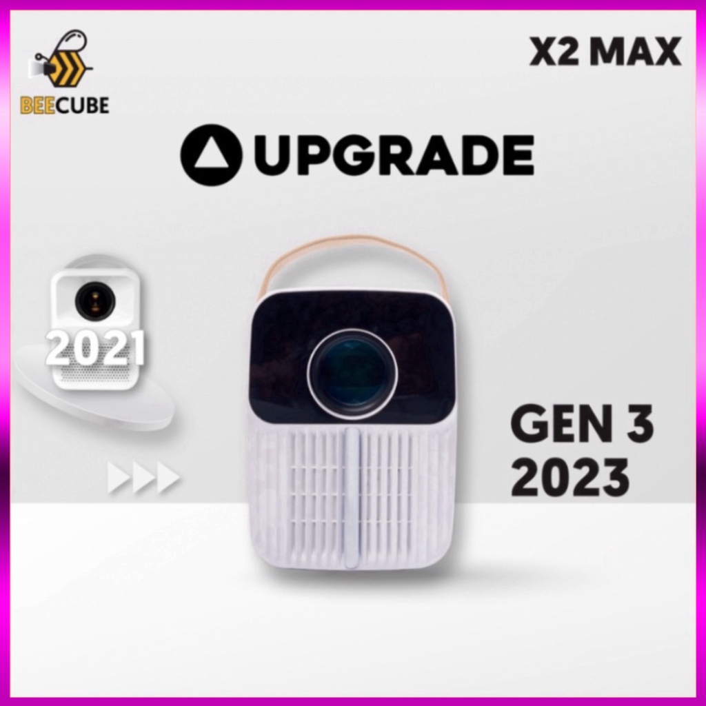 SALE Máy Chiếu Mini BeeCube X2 Max , Xtreme Chính Hãng Hệ Điều Hành Android + Kết nối điện thoại + Full HD 1080 - BH 12