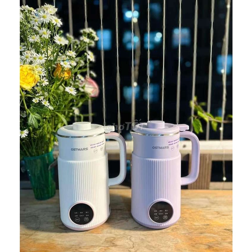 Máy Làm Sữa Hạt Mini, Máy Nấu Sữa Hạt 800ml - 8 Chức Năng Xay Nấu Tiện Lợi BH 12 Tháng