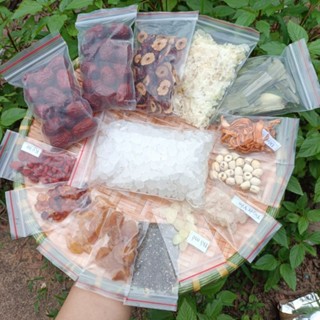 chè dưỡng nhan (tuyết yến) đúng 14 vị đủ 500g. Tặng thêm tuyết yến ,lệ đào, hạt sen,quế hoa